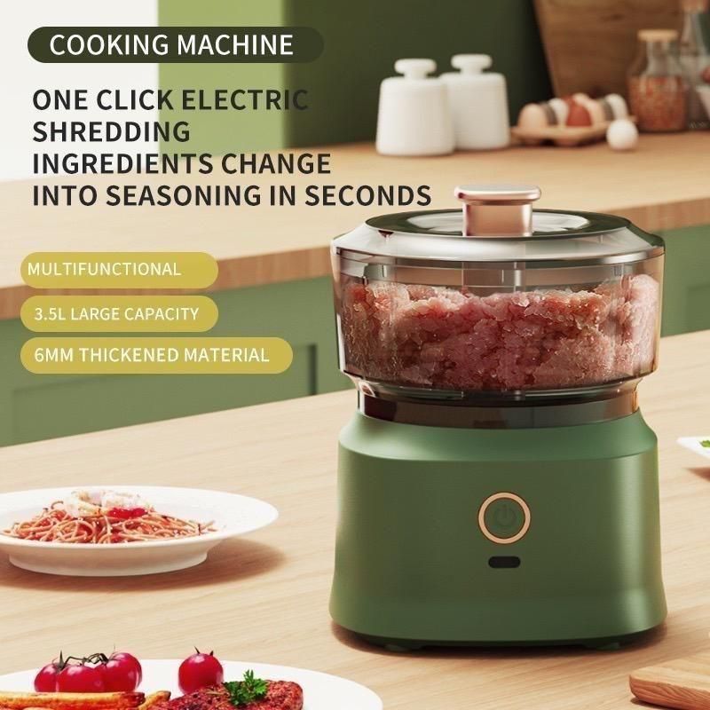 Wireless Portable Electric Food Chopper Garlic Chopper, Mini Portable Veggie Chopper, Garlic Grinder Masher Onion Chopper, Blender to Vegetable, Wireless Food Processor for Ginger, Chili, Fruit, Meat, etc